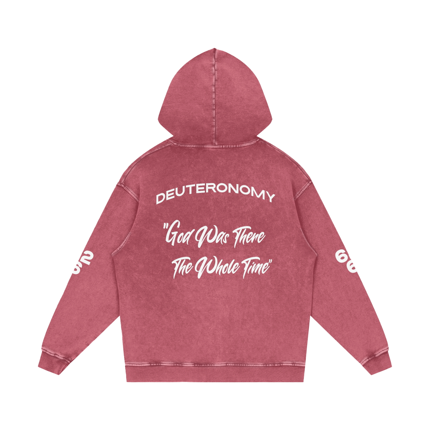 Snow Washed Loose Cotton Hoodie