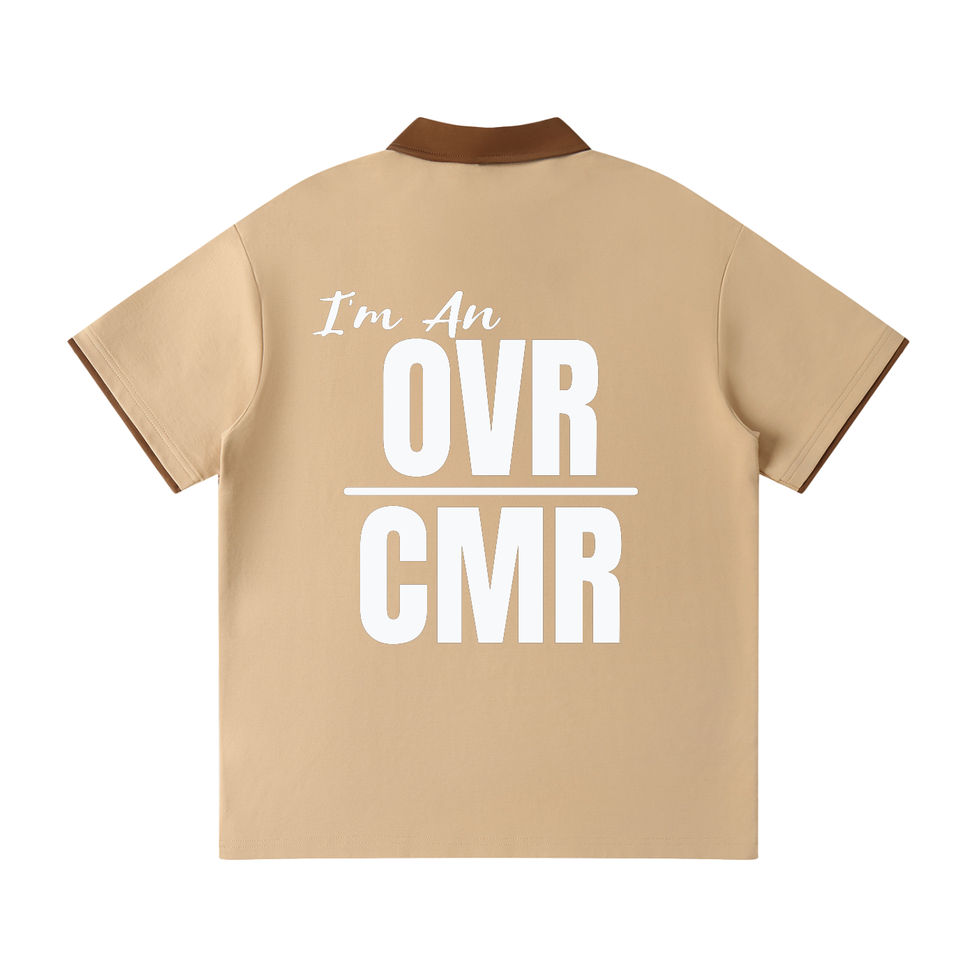 Overcomers Worship Contrast Collar Raglan Polo