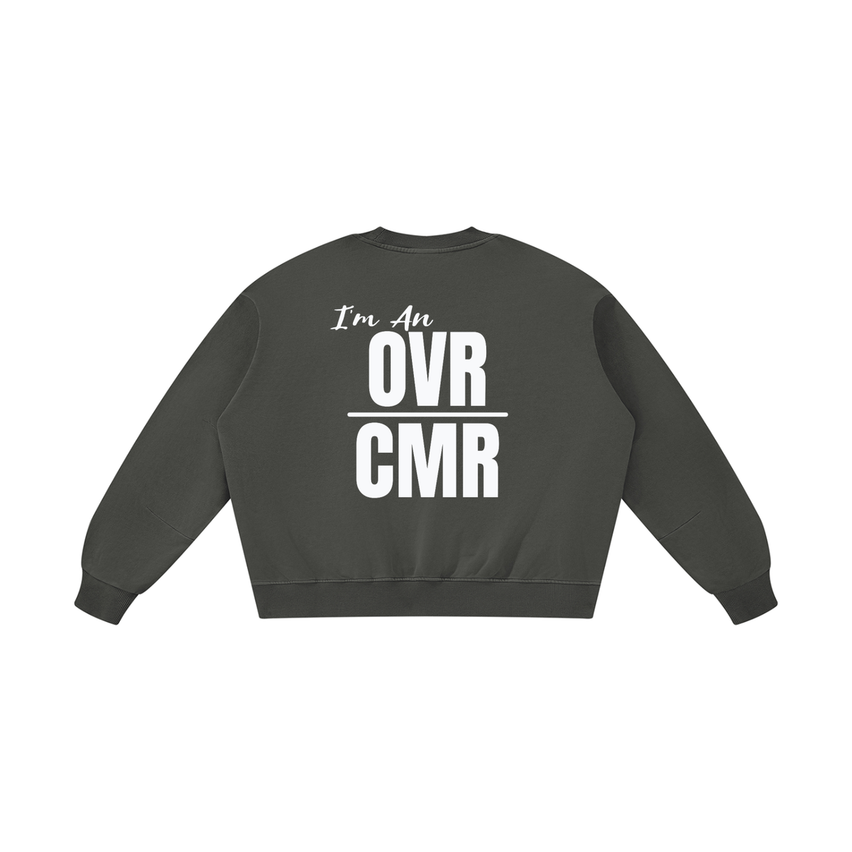 Overcomers Worship Vintage Washed Boxy Sweatshirt