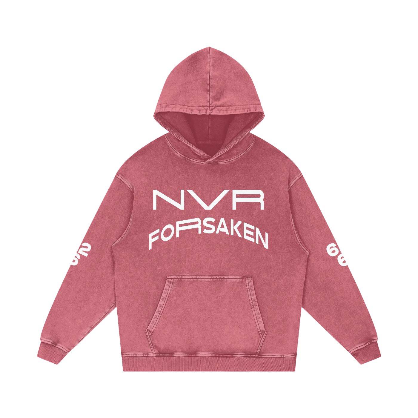 Snow Washed Loose Cotton Hoodie