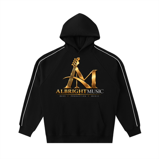 Contrast Piping Raglan Hoodie (AM)