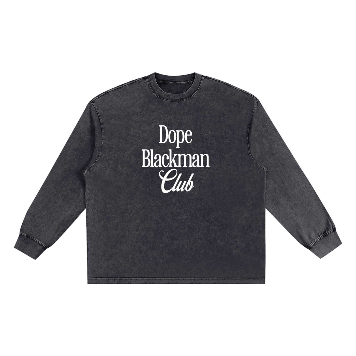 Snow Washed Dope Blackman Club T-Shirt