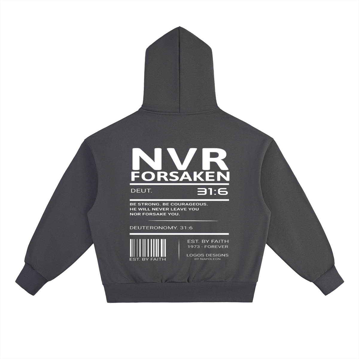 Essential Heavyweight Fleece Hoodie (NVR FORSAKEN)