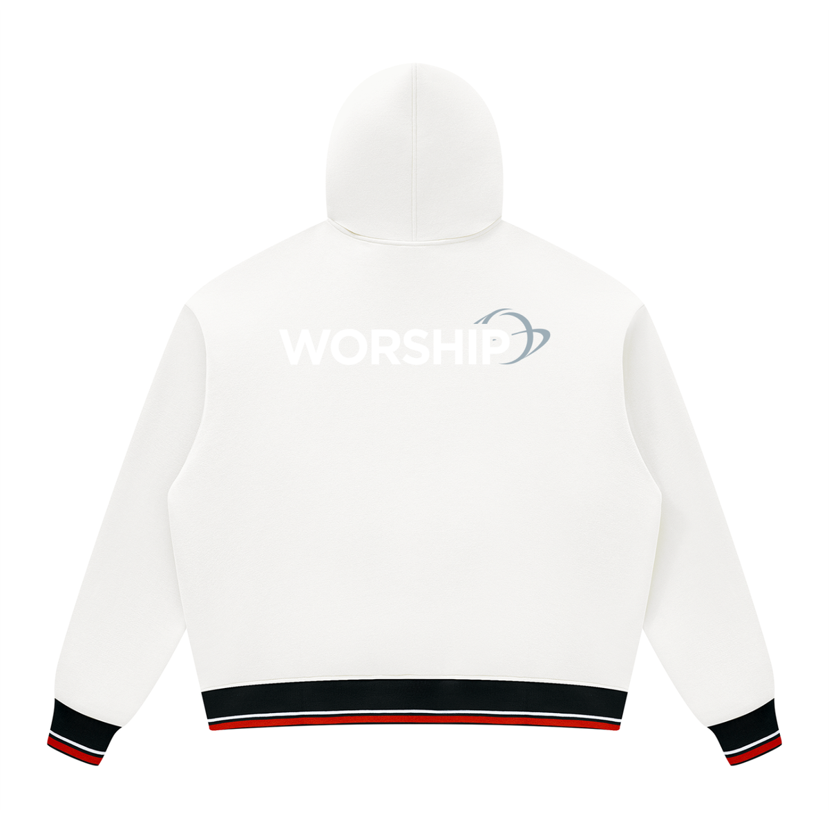 Overcomers Worship Color Block Fleece Hoodie
