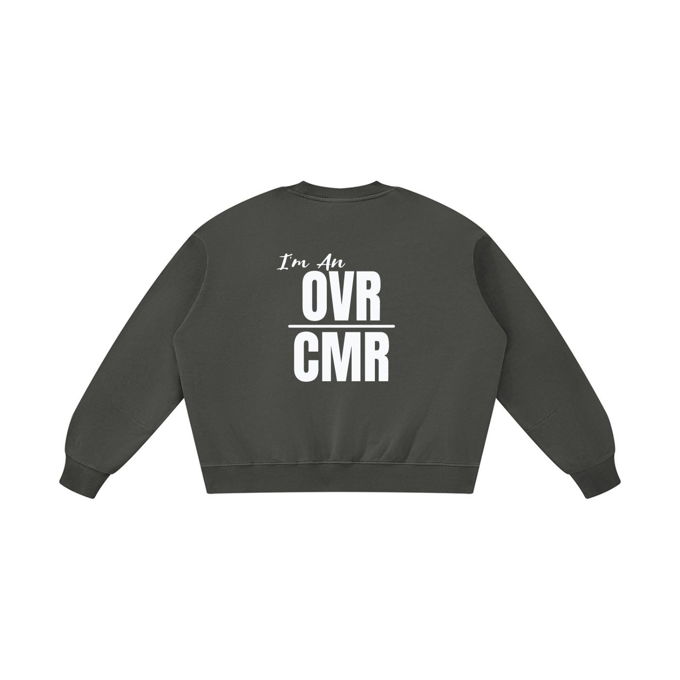 Overcomers Worship Vintage Washed Boxy Sweatshirt