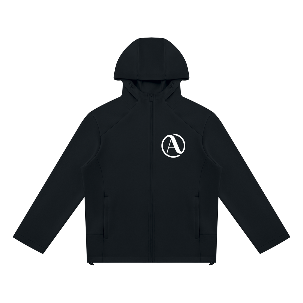 Unisex Paneled Full Zip Hoodie