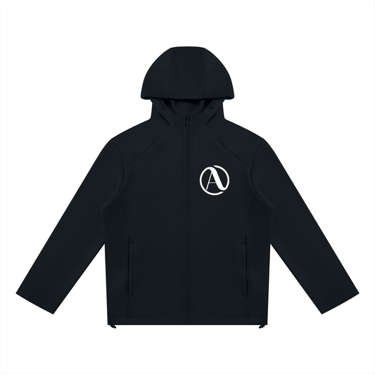 Unisex Paneled Full Zip Hoodie
