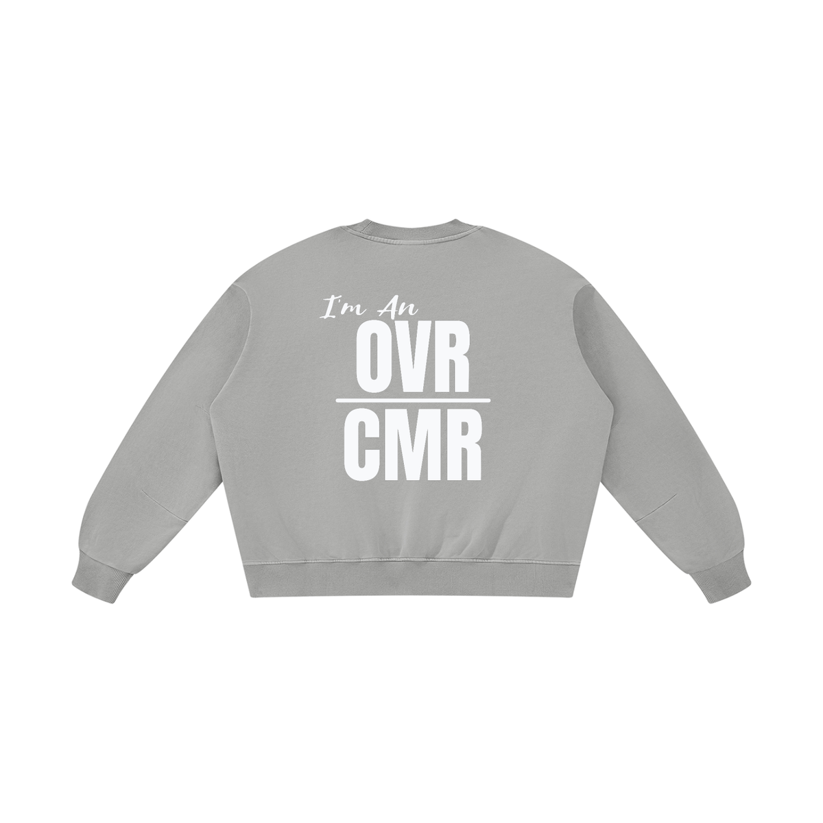 Overcomers Worship Vintage Washed Boxy Sweatshirt