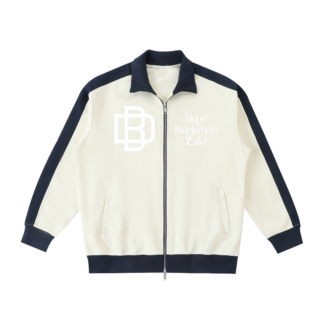 Dope Blackman Club Contrast Trim Stand Collar Jacket