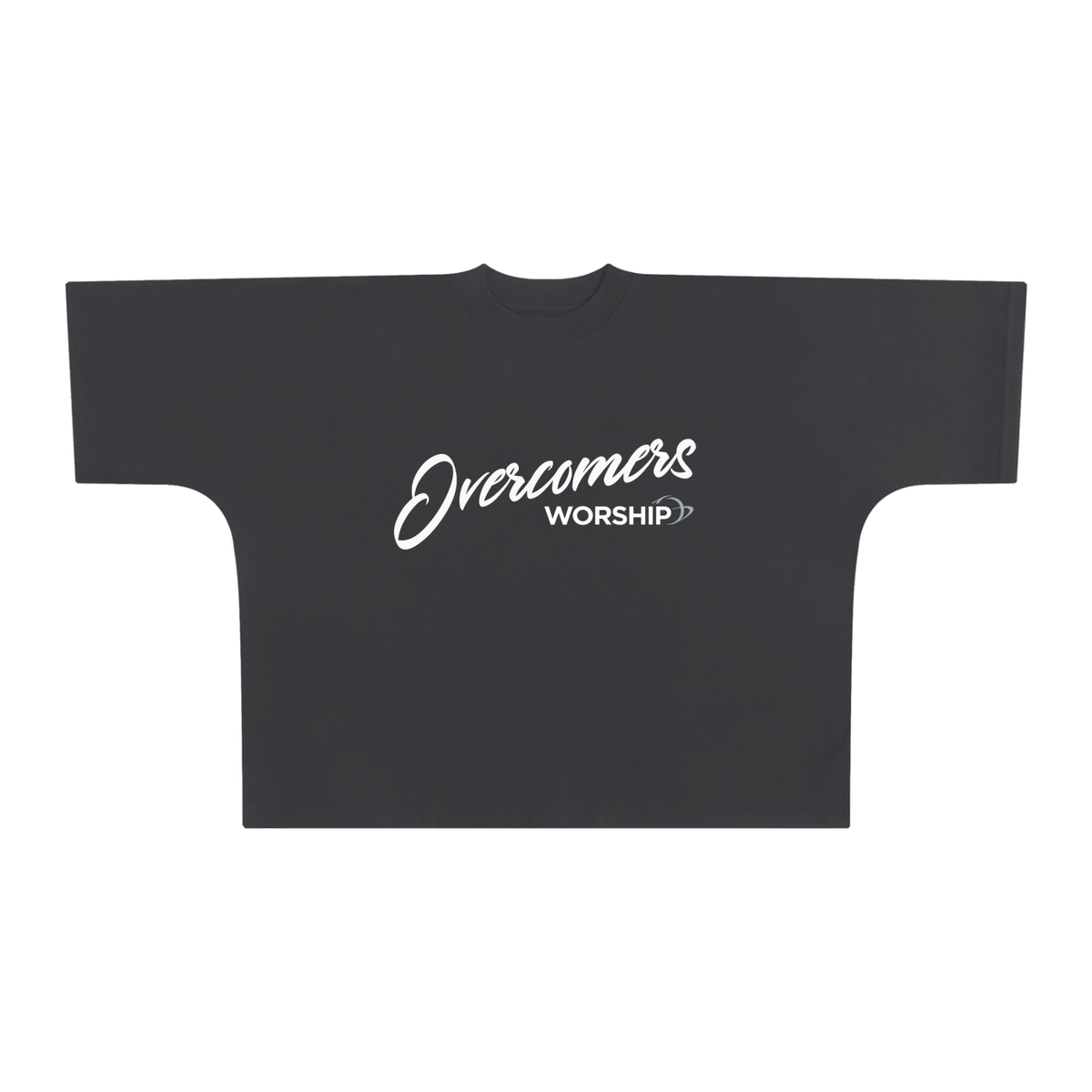 Overcomers Worship Oversized Boxy Tee