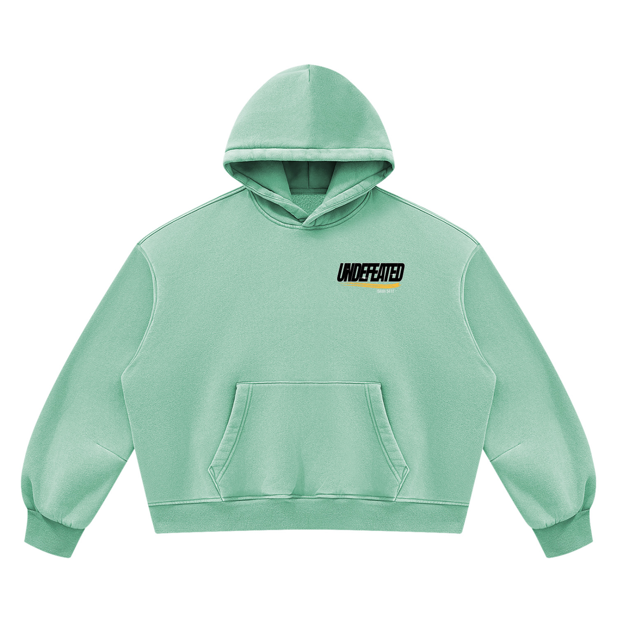 Unisex Vintage Wash Boxy Fleece Hoodie