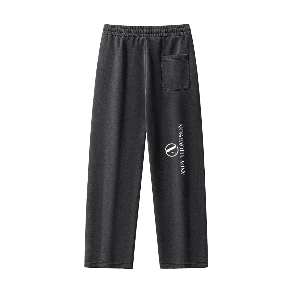 Frayed Enzyme Washed Fleece Sweatpants