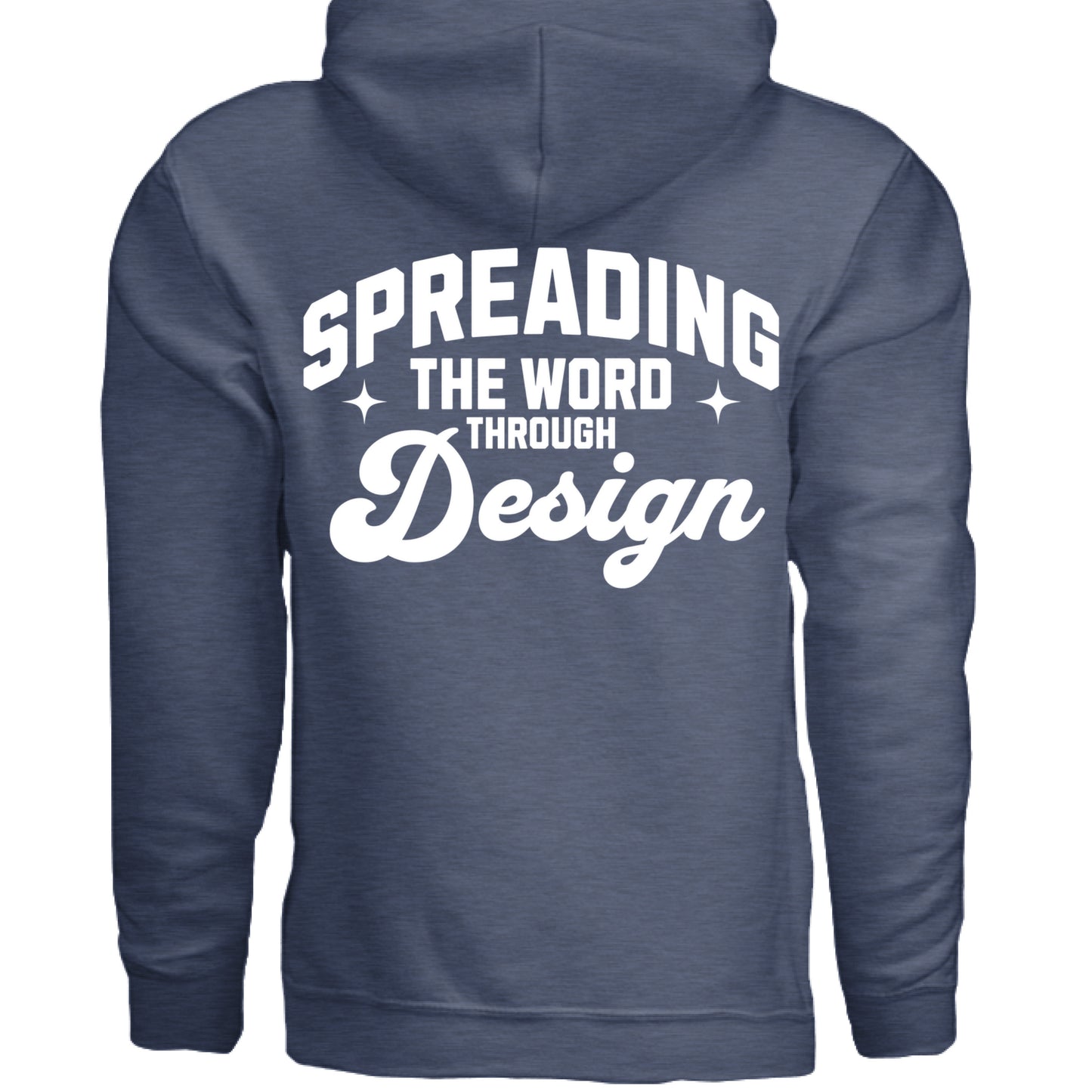 Heather Sport Dark Navy - BACK