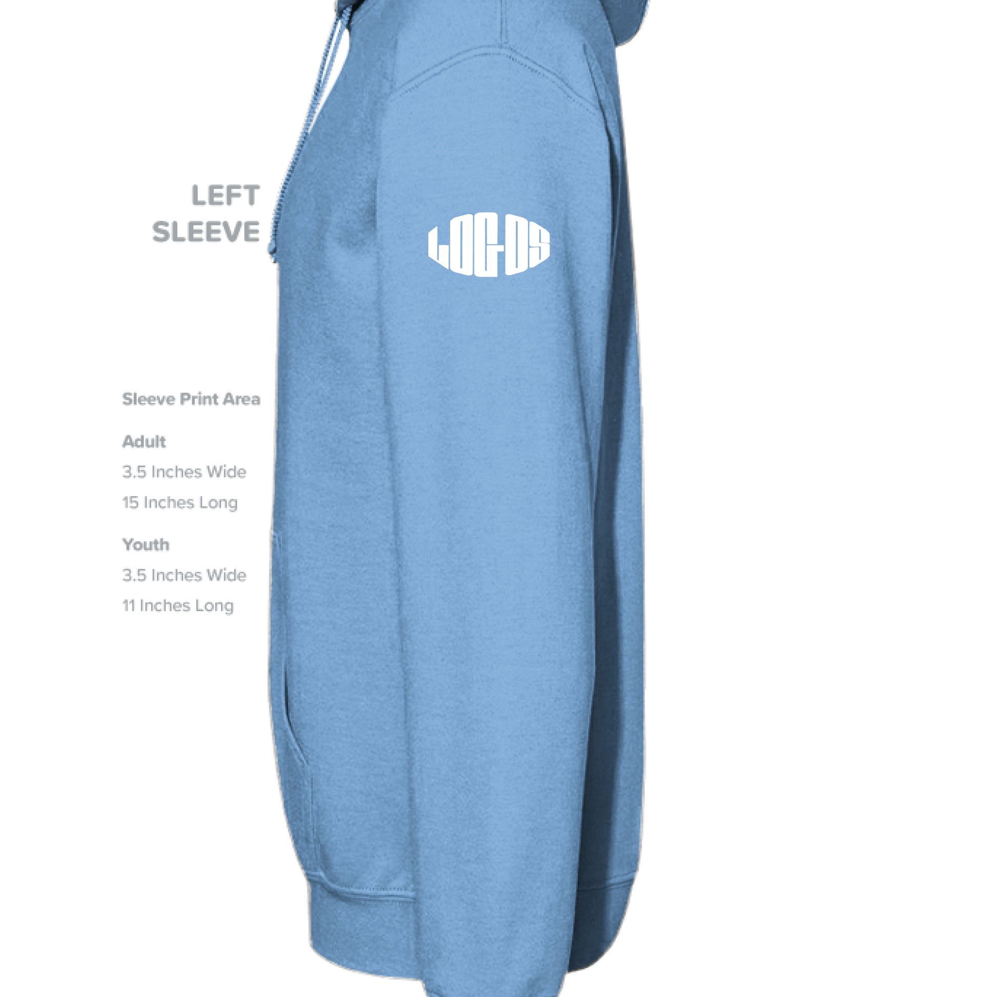 CAROLINA BLUE - SLEEVE_LEFT