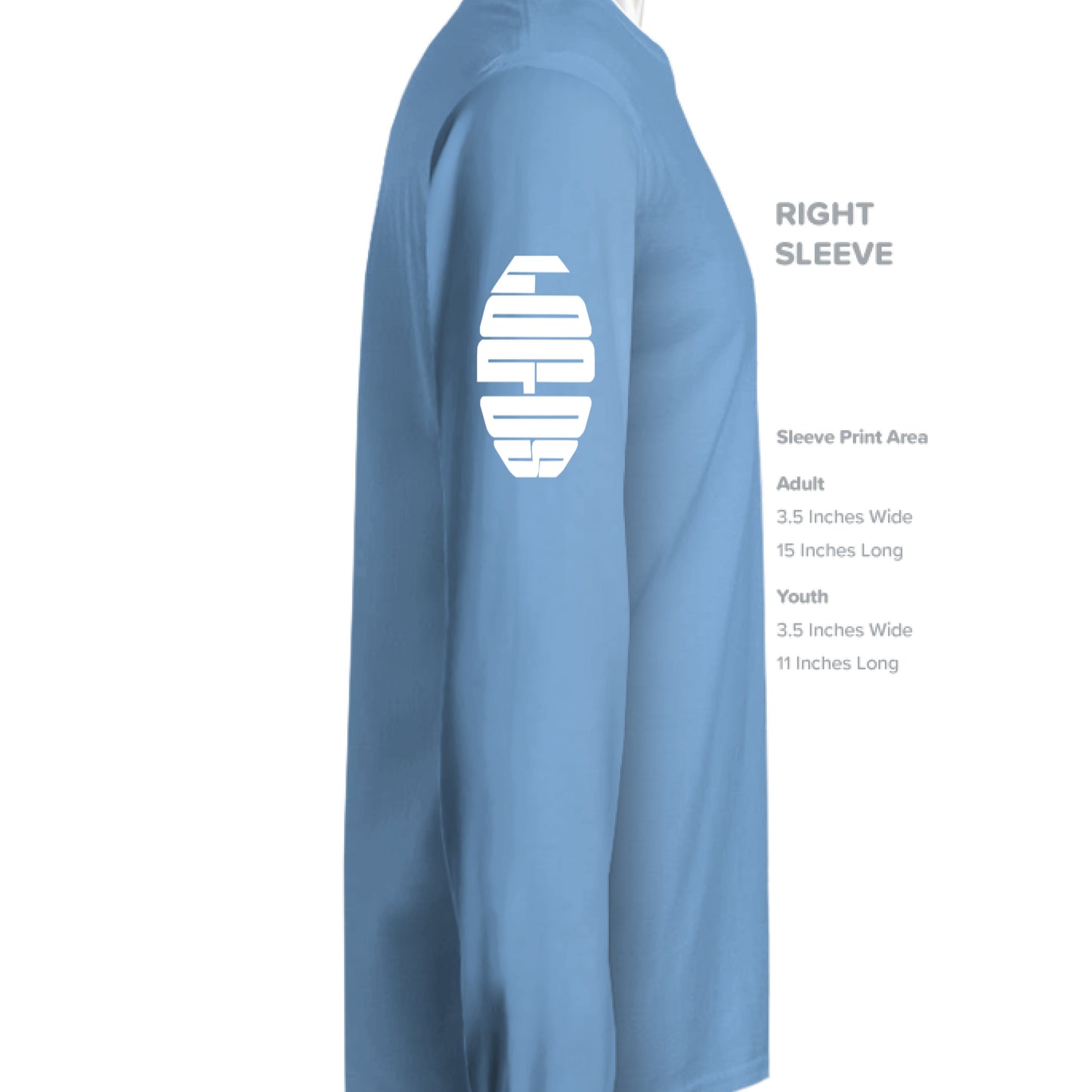 CAROLINA BLUE - SLEEVE_RIGHT