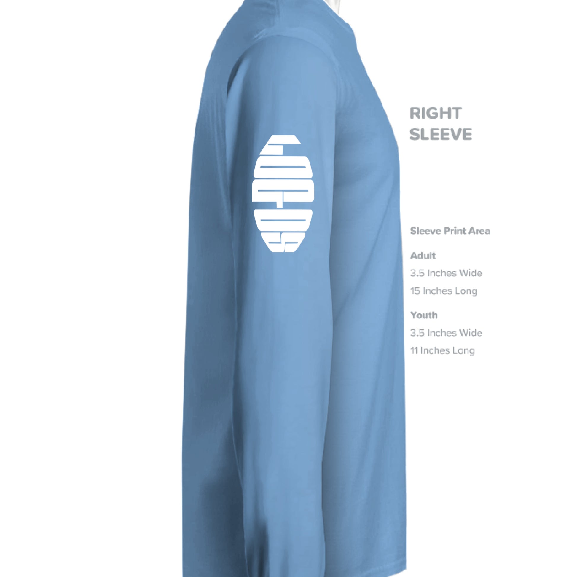 CAROLINA BLUE - SLEEVE_RIGHT