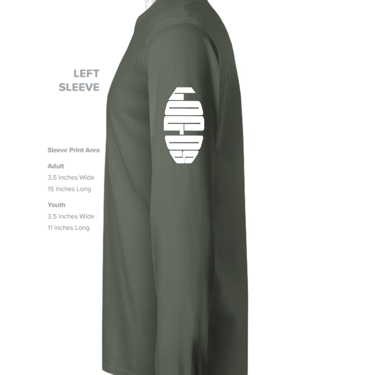 MILITARY GREEN - SLEEVE_LEFT