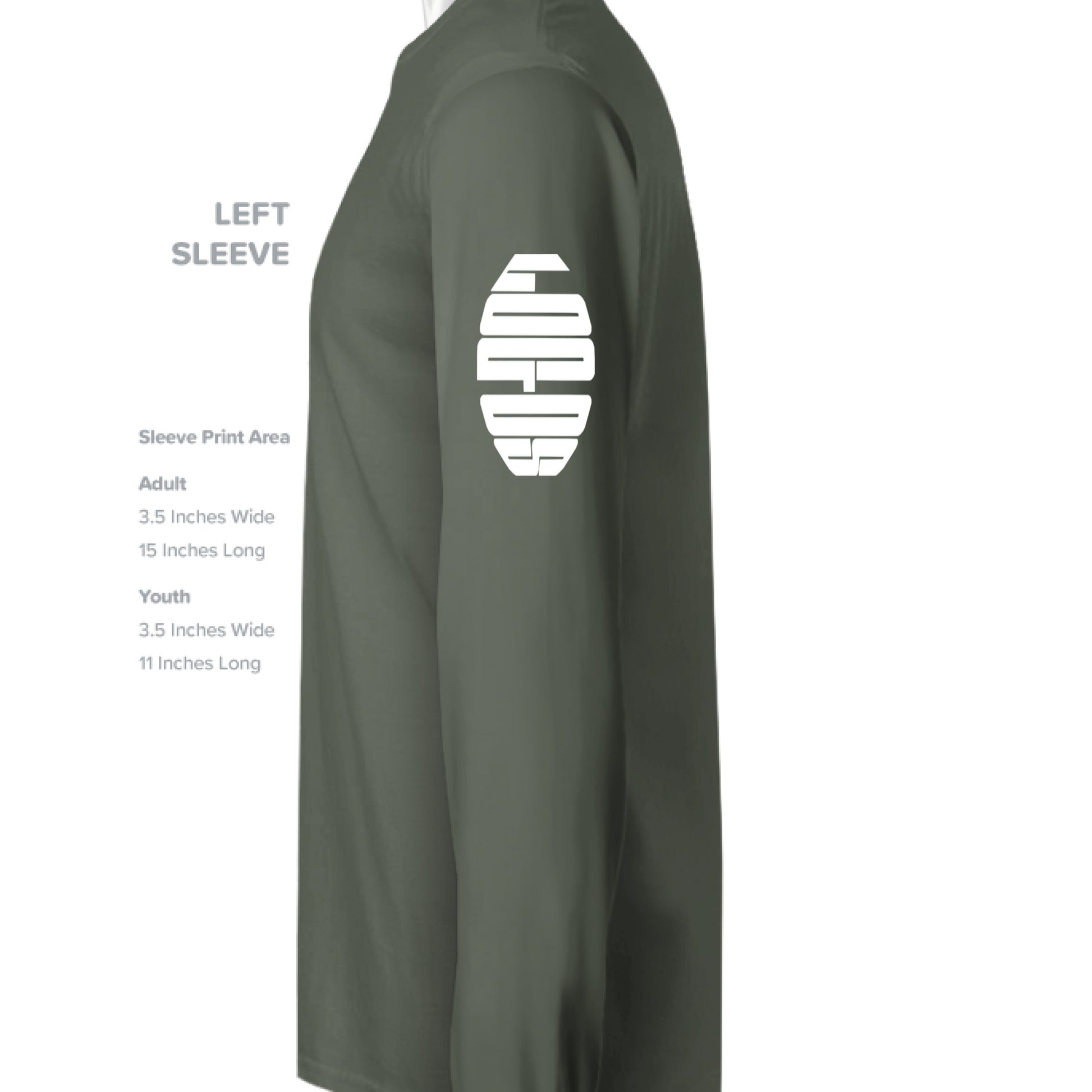 MILITARY GREEN - SLEEVE_LEFT