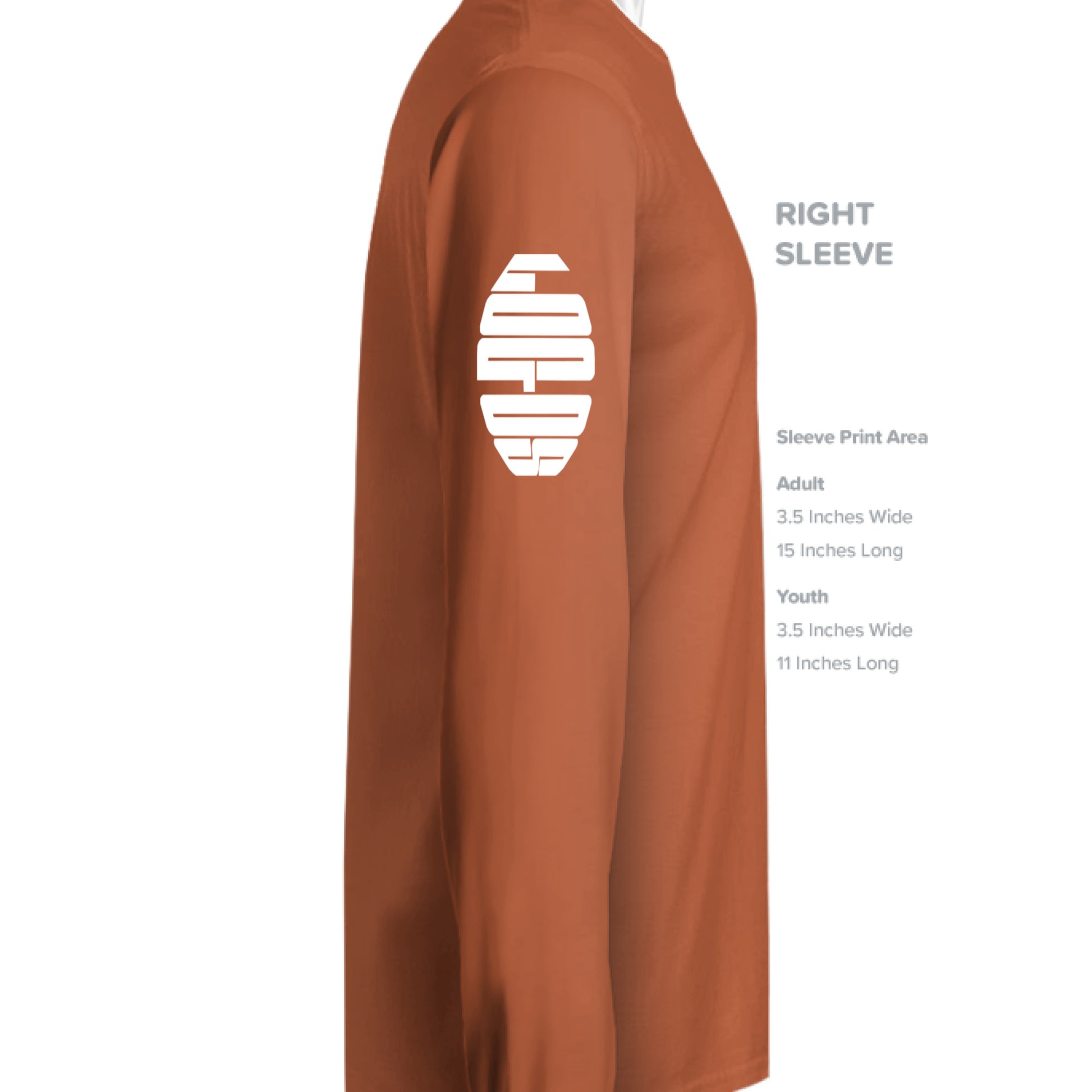TEXAS ORANGE - SLEEVE_RIGHT