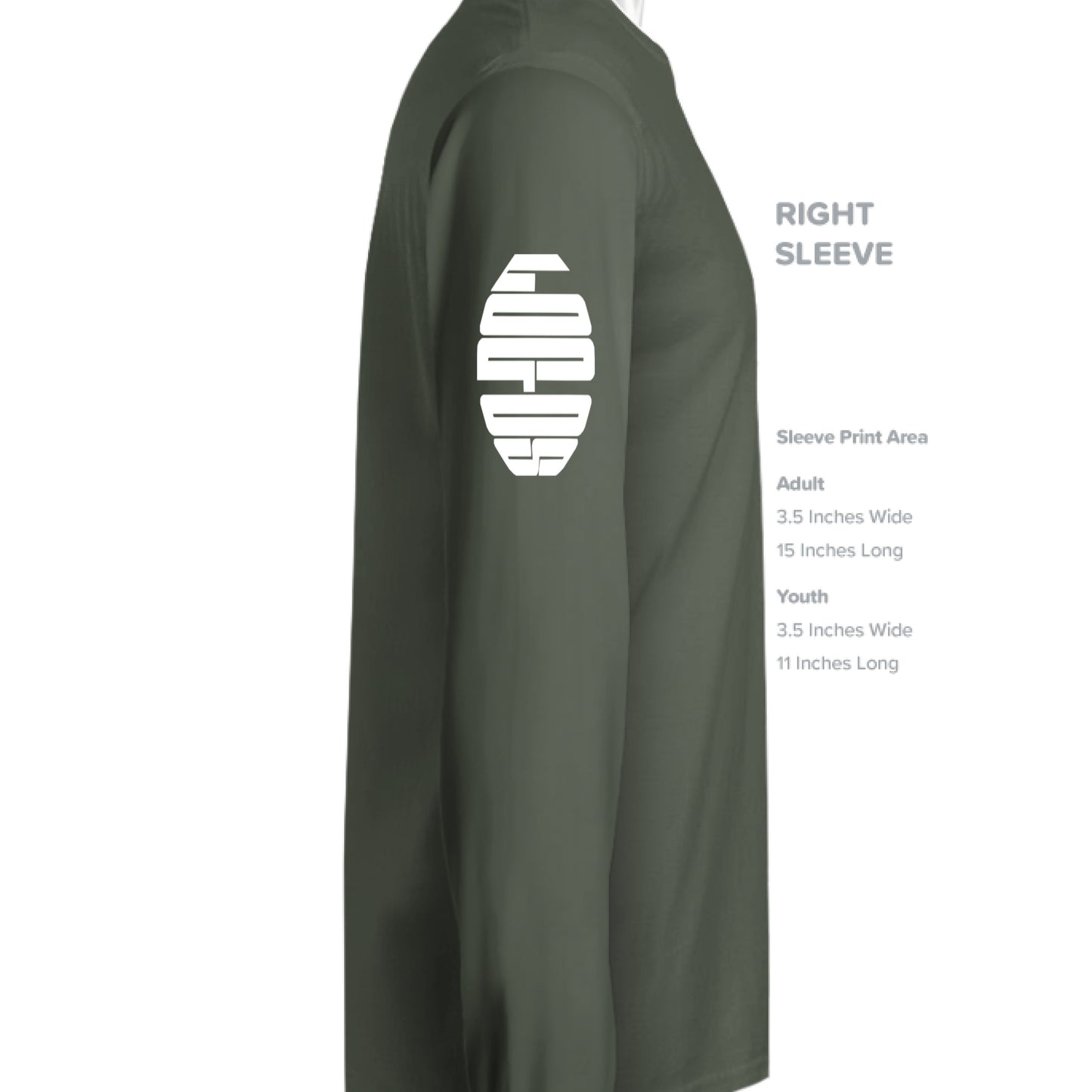 MILITARY GREEN - SLEEVE_RIGHT