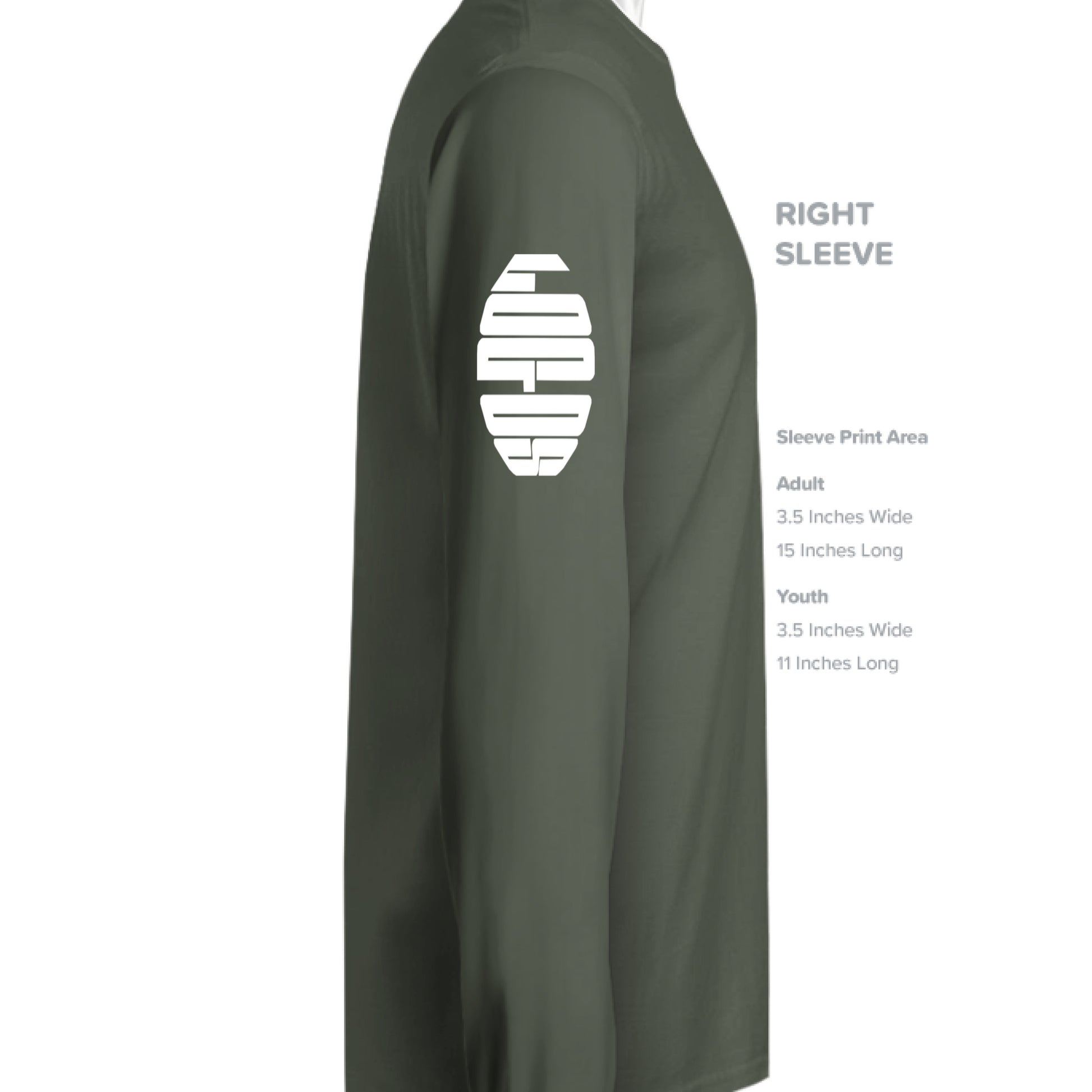 MILITARY GREEN - SLEEVE_RIGHT