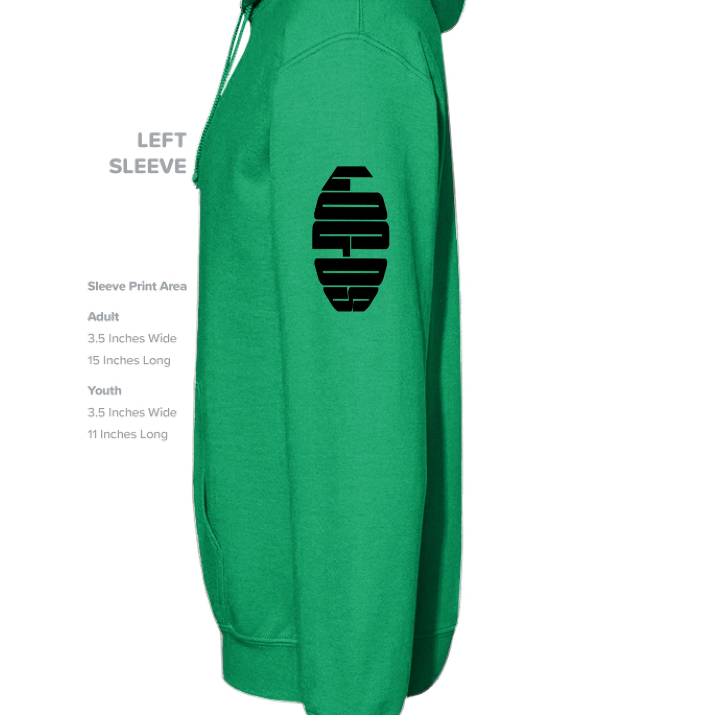 IRISH GREEN - SLEEVE_LEFT