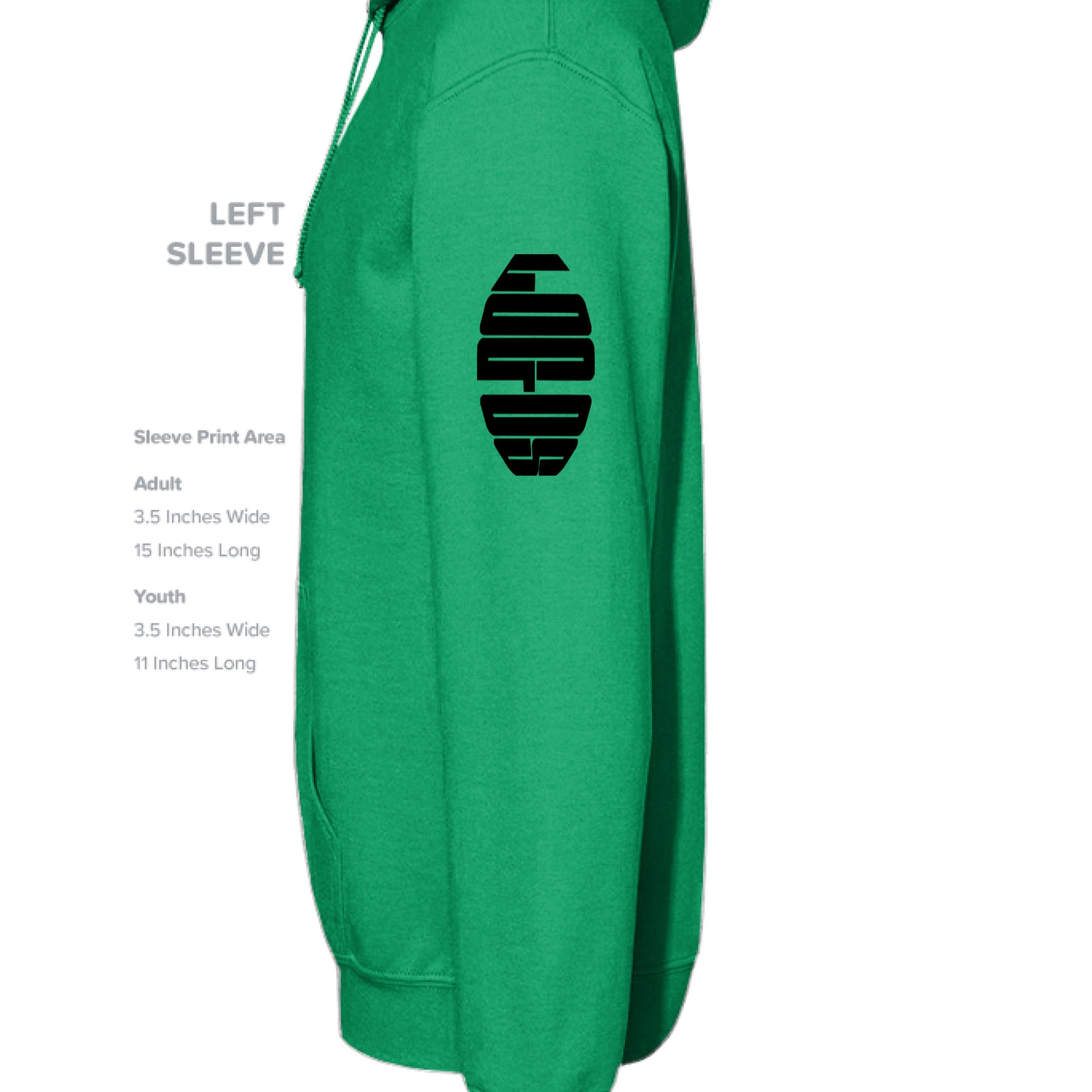 IRISH GREEN - SLEEVE_LEFT