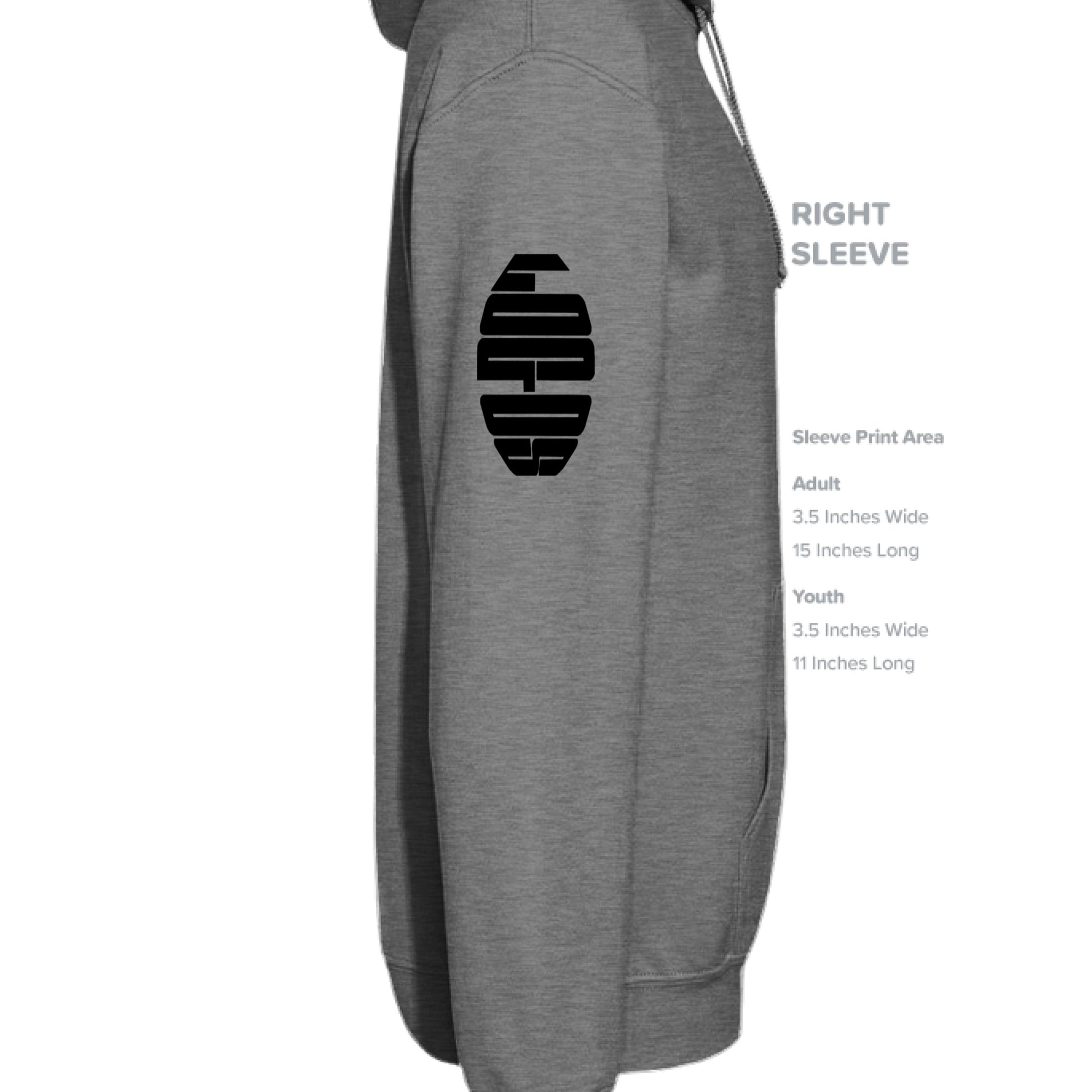 GRAPHITE HEATHER - SLEEVE_RIGHT