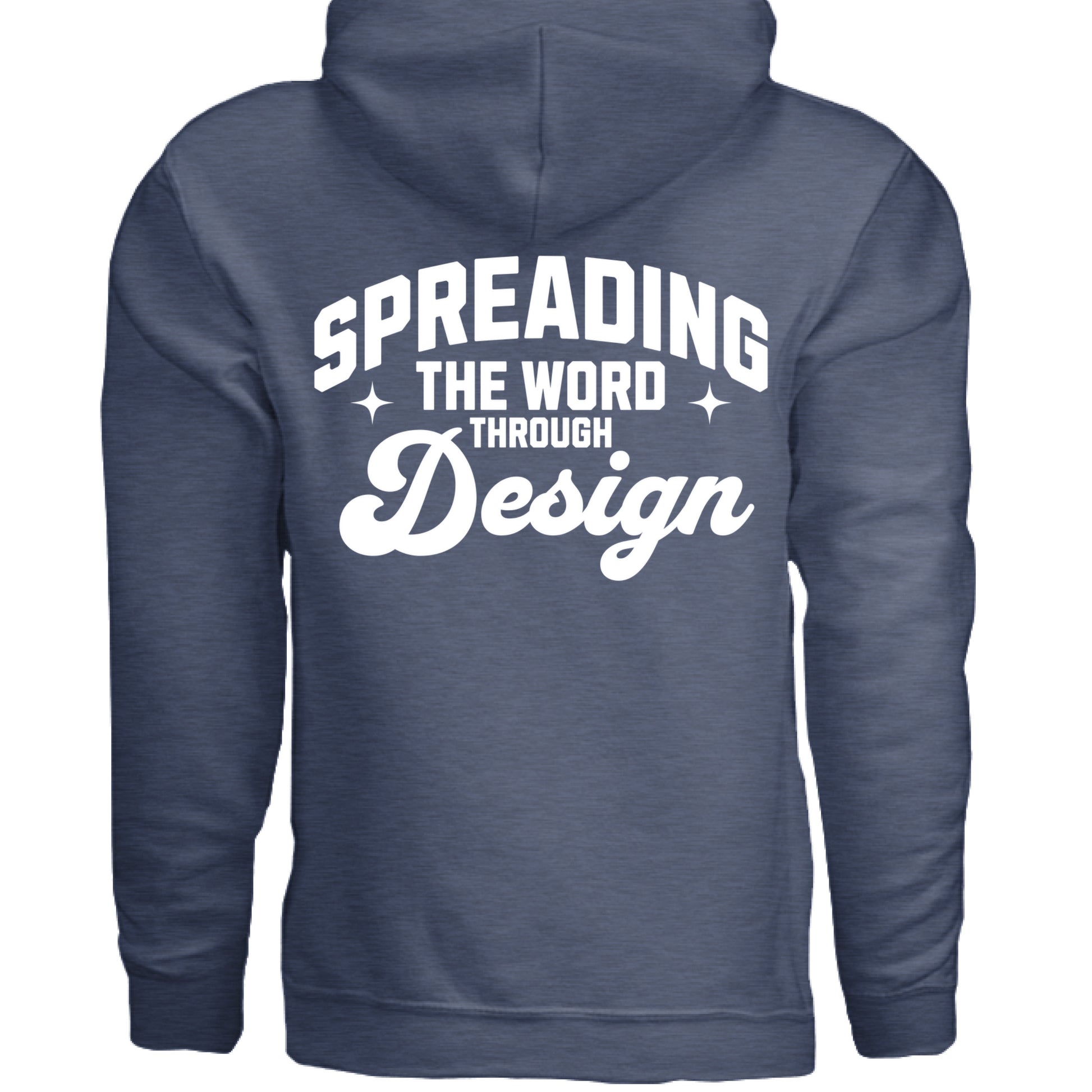 Heather Sport Dark Navy - BACK