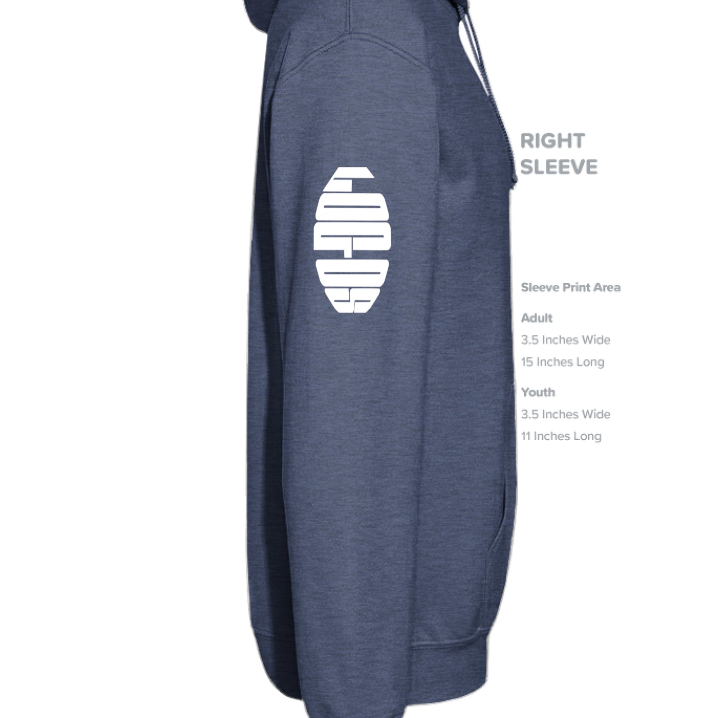 Heather Sport Dark Navy - SLEEVE_RIGHT