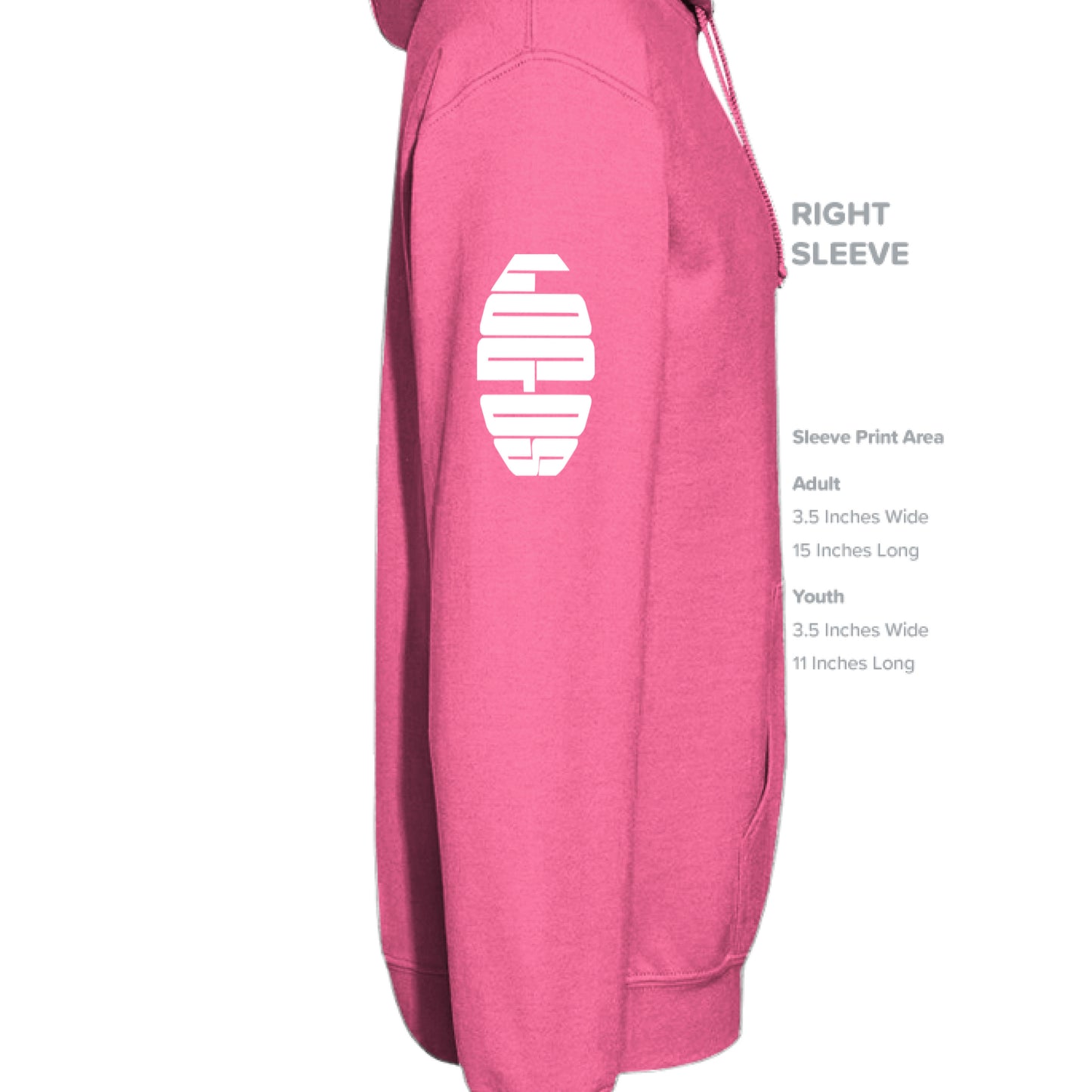SAFETY PINK - SLEEVE_RIGHT
